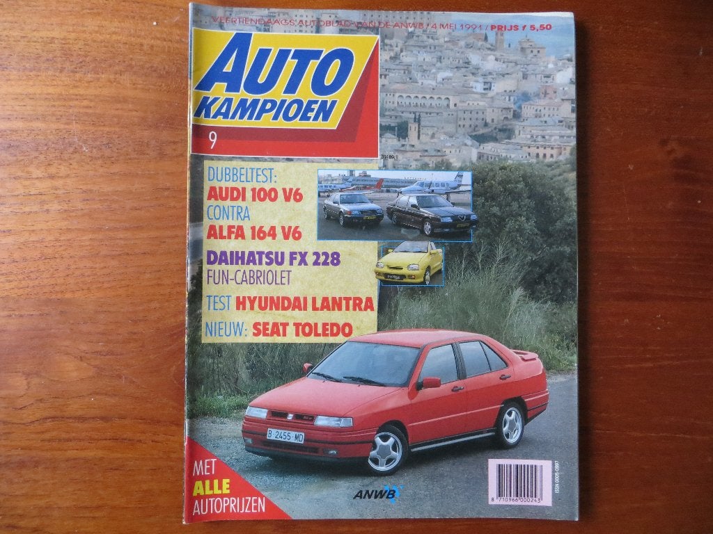 Autokampioen 9 1991 164 V6, 100 V6, ZX, 190E Evo II, Legend, Ophalen of Verzenden, Nieuw, Audi