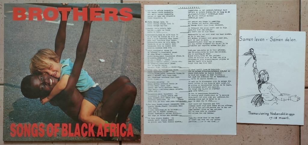 LP Congo Brothers  Songs Of Black Africa Special SP 790409, Cd's en Dvd's, Originele persing, Ophalen of Verzenden, Zo goed als nieuw