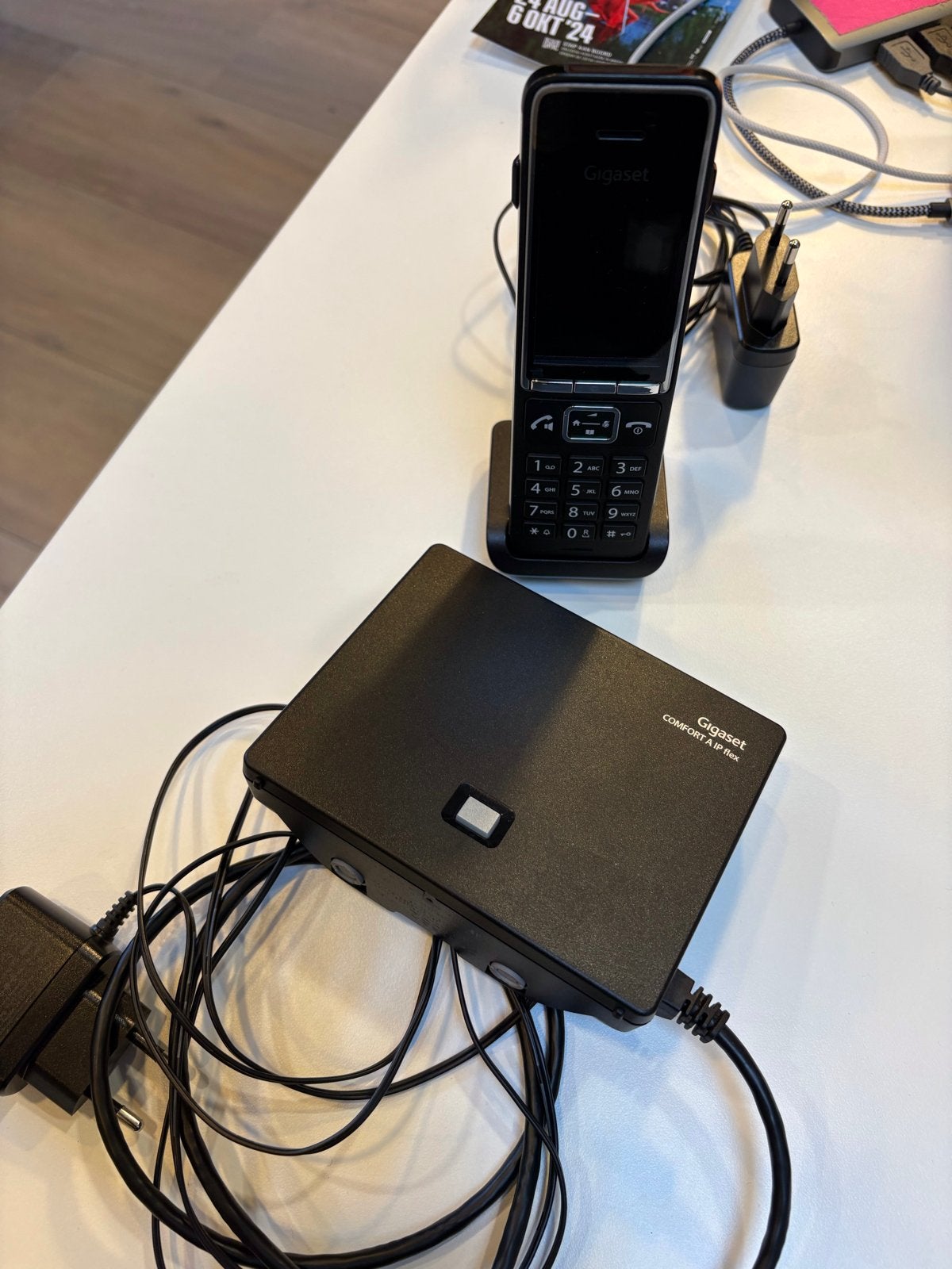 Gigaset COMFORT A510 IP Flex DECT telefoon met basisstation, Ophalen of Verzenden, Zo goed als nieuw, 1 handset