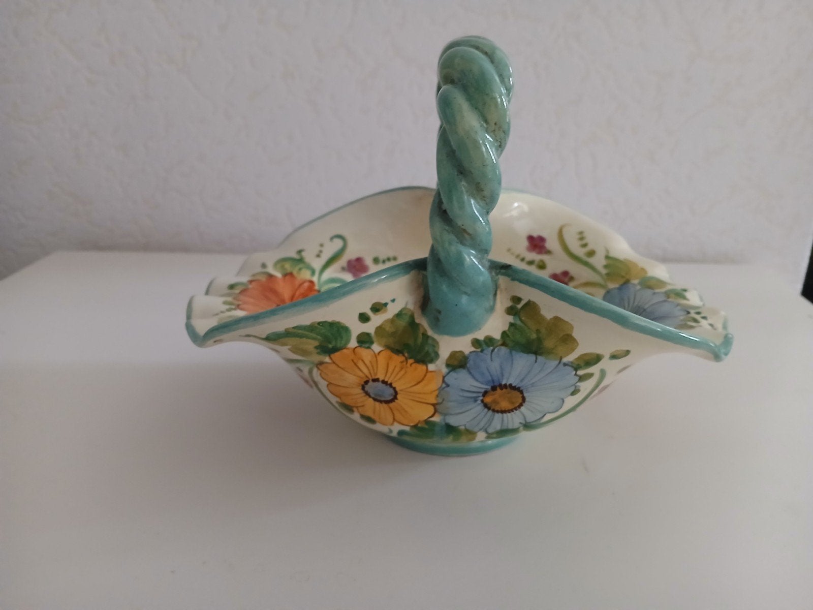 Oud mandje keramiek, Antiek en Kunst, Ophalen of Verzenden