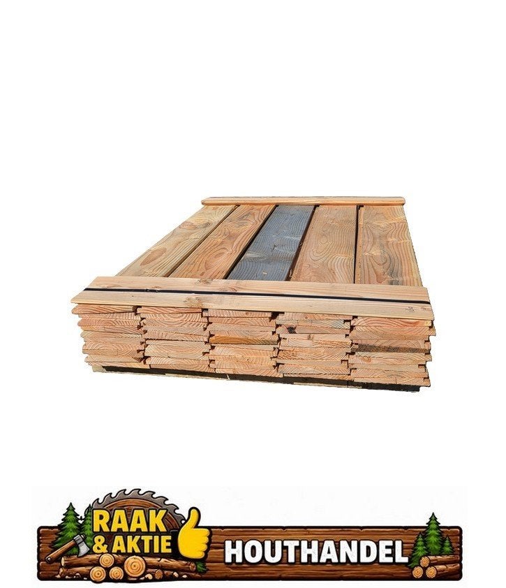 50 planken Douglas Zweeds rabat 1.50 meter lang – nr: TP160