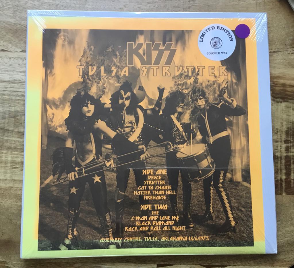 Kiss - Tulsa Strutter Bootleg Gekleurd Vinyl (Limited Editio, Ophalen of Verzenden