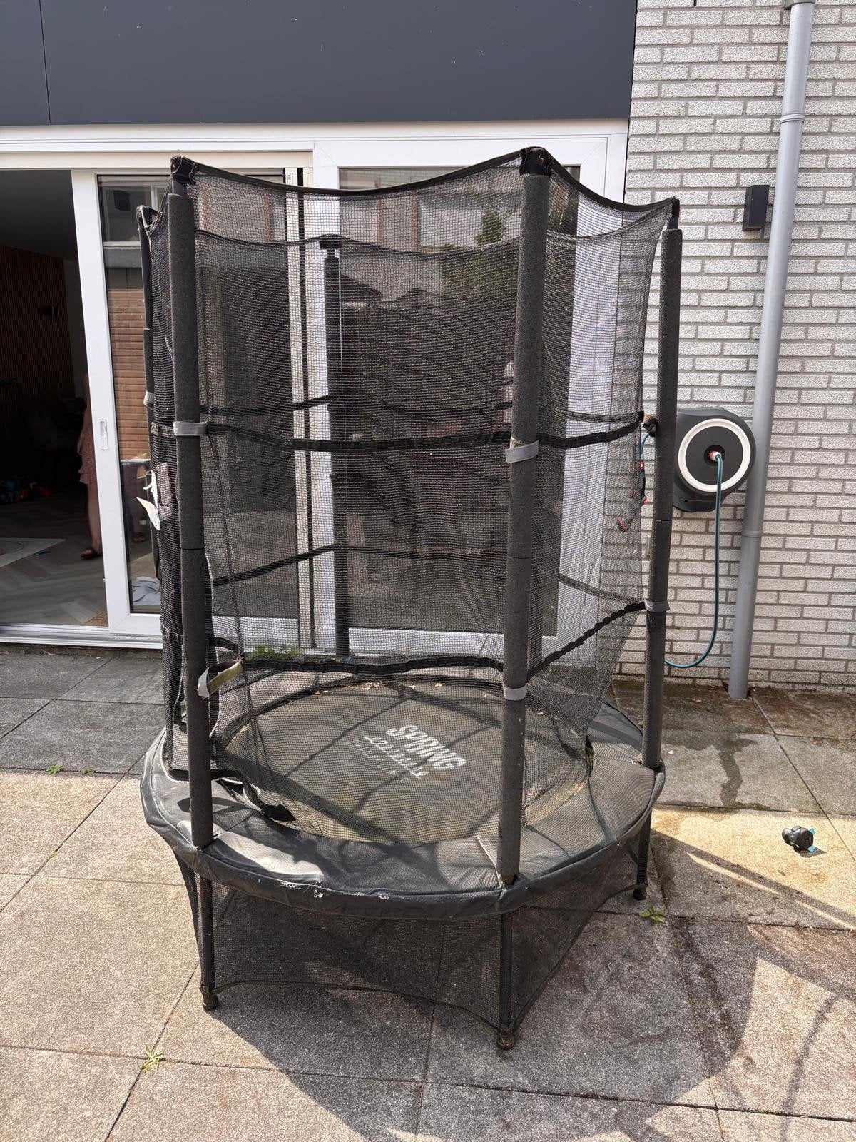 Trampoline 140 cm met veiligheidsnet, Ophalen, Gebruikt