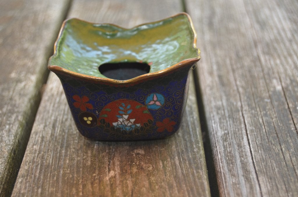 Cloisonné inktpothoudertje in goede staat., Antiek en Kunst, Ophalen of Verzenden