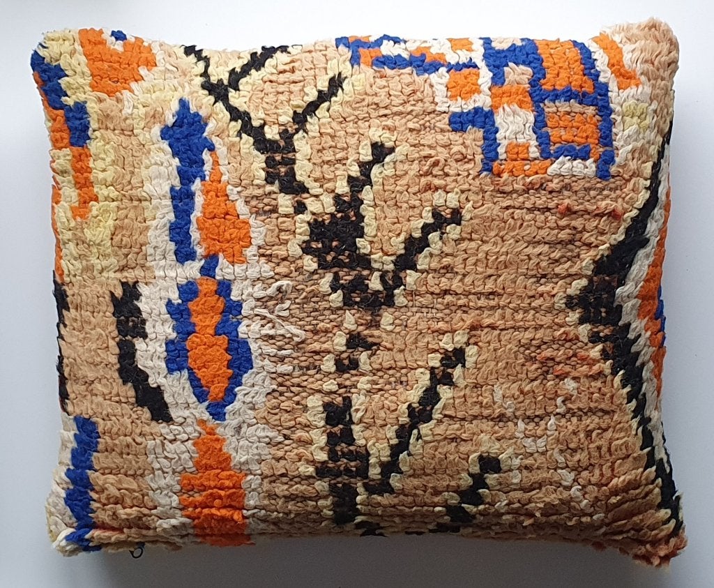 Marokkaans Vintage Boujaad kussen, Overige merken, Meerkleurig, Nieuw, Rechthoekig