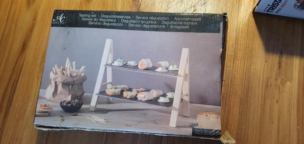 Absolu chic tasting set of borrelhap plankje, Ophalen of Verzenden, Nieuw