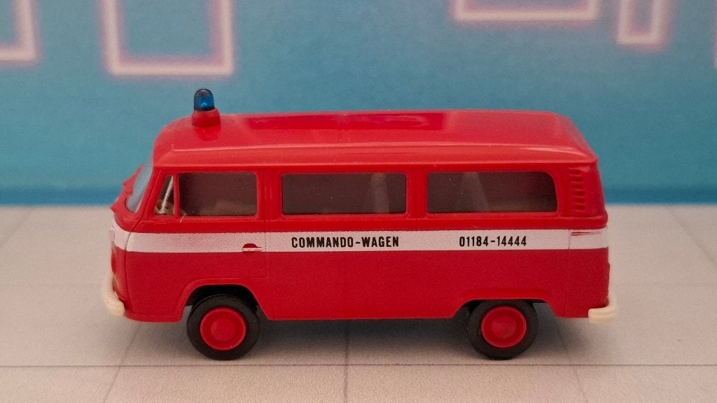 Brekina 1:87 Volkswagen T2b Kombi brandweer Vlissingen, Ophalen of Verzenden, Gebruikt, Auto, Brekina
