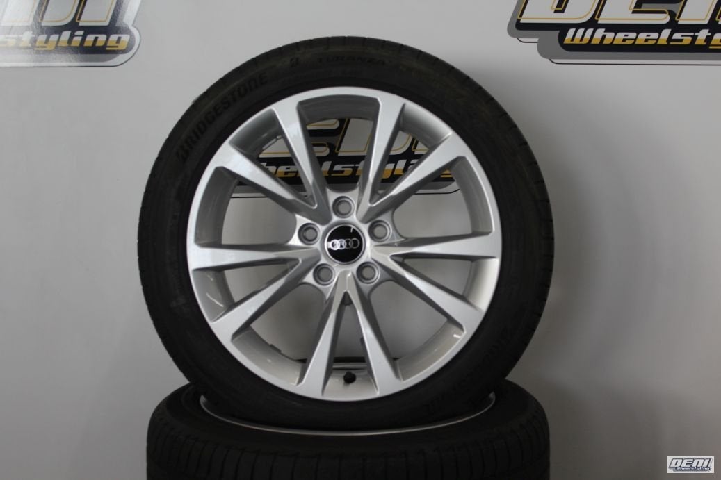 17" Originele Audi A3 Velgenset Bridgestone AO Nieuw, Gebruikt, -, -, Banden en Velgen