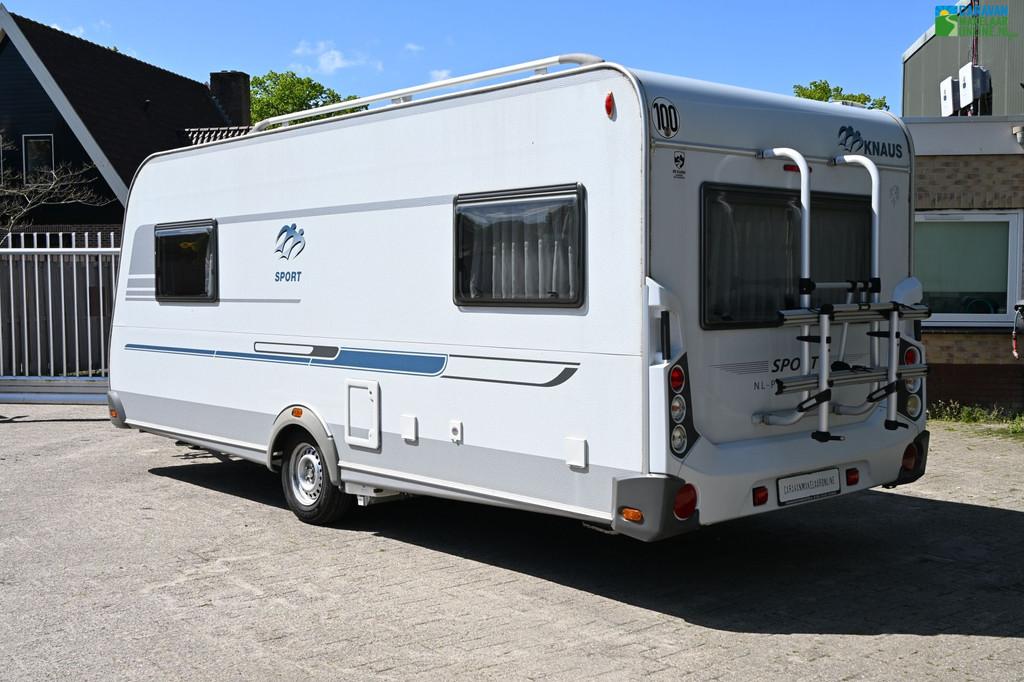 Knaus Sport 500 EU |Mover|Zakluifel, Rondzit, Bedrijf, Kachel, 5 tot 6 meter