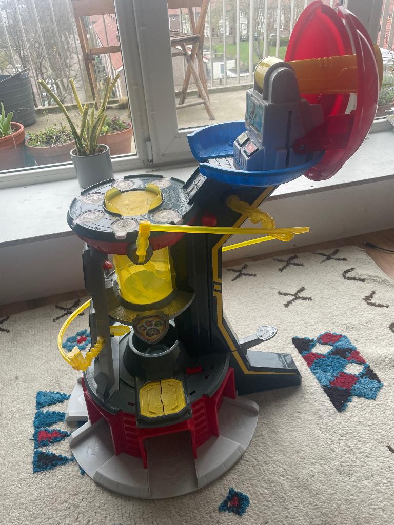 Paw patrol mighty pup uitkijktoren met licht en geluid -ZGAN, Ophalen of Verzenden, Gebruikt