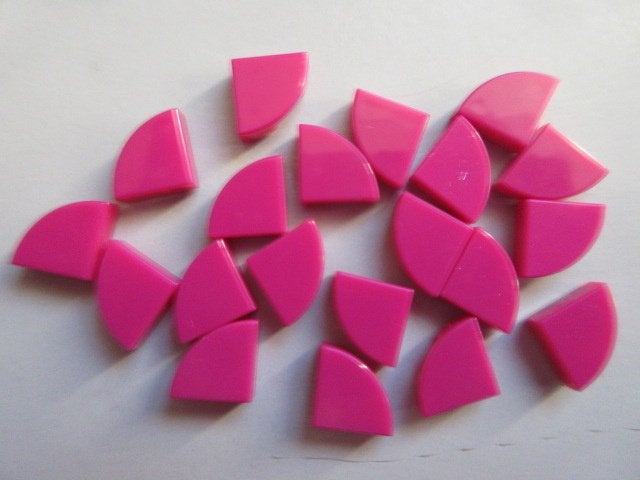 nr. 7087, Kwart ronde tegel 1x1. 25269, Ophalen of Verzenden, Zo goed als nieuw, Complete set, Lego