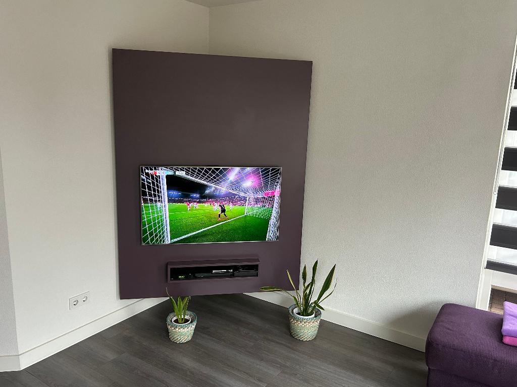 TV wand meubel kast plaat, Huis en Inrichting, Kasten | Televisiemeubels, Zo goed als nieuw, 150 tot 200 cm, 100 tot 150 cm, 25 tot 50 cm