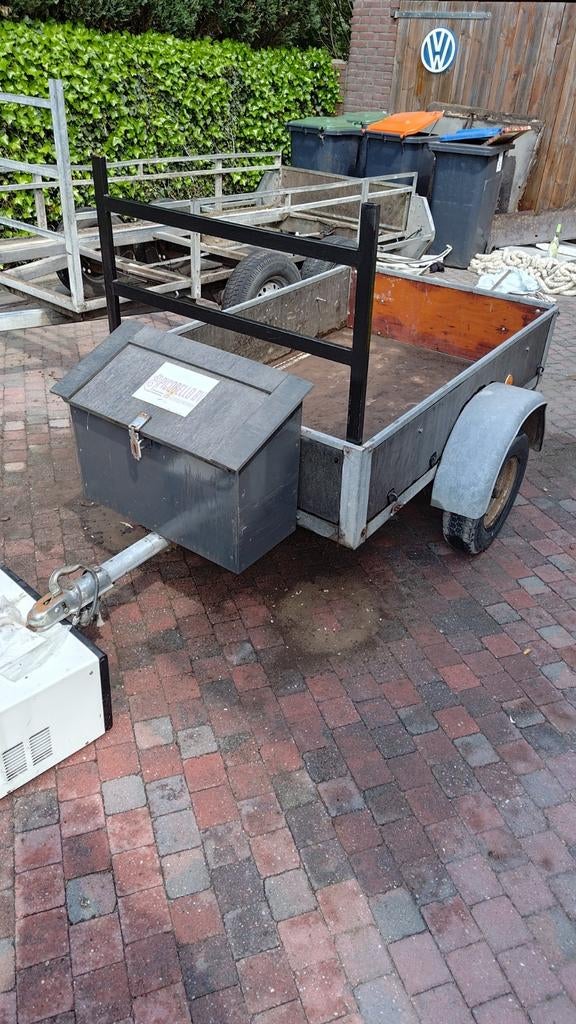 Aanhangwagen met laadvermogen van 450 kg, Auto diversen, Aanhangers en Bagagewagens, Ophalen of Verzenden, Gebruikt