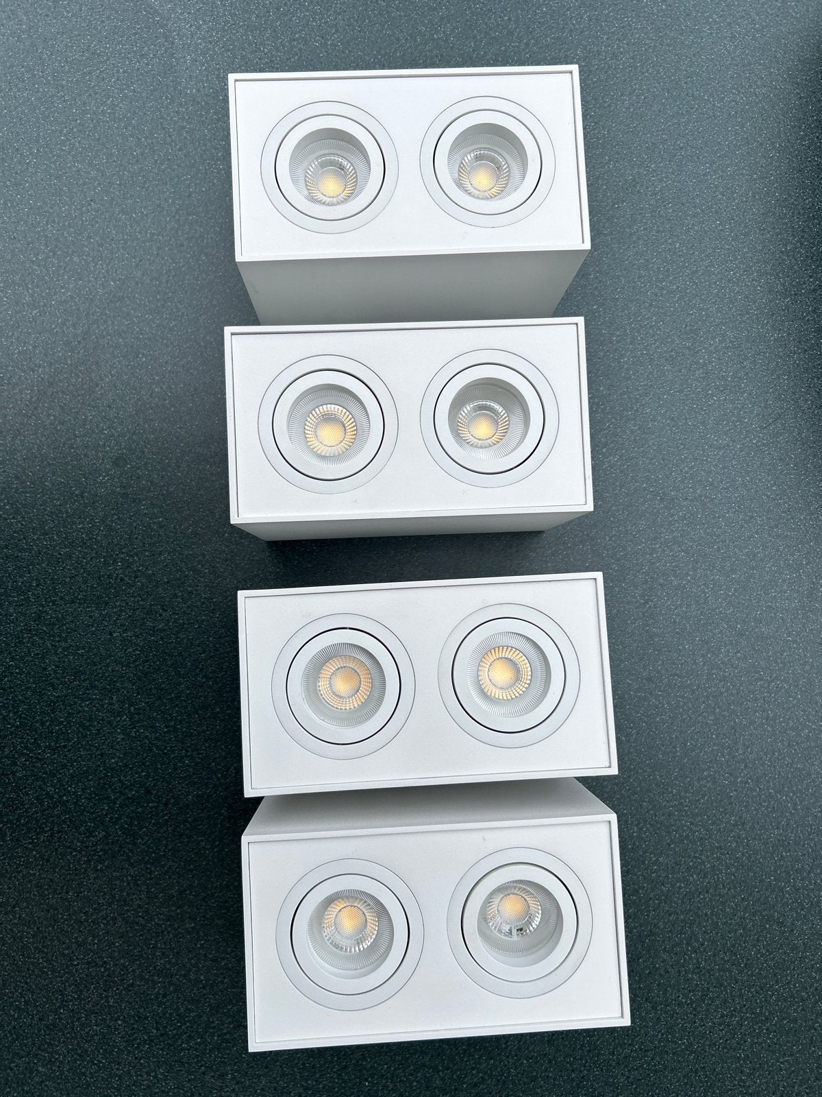 Zoxx / Lumidora 71342 Dubbele Opbouwspot Wit GU10, Verstelbaar, GU10, Opbouwspot, Overige merken
