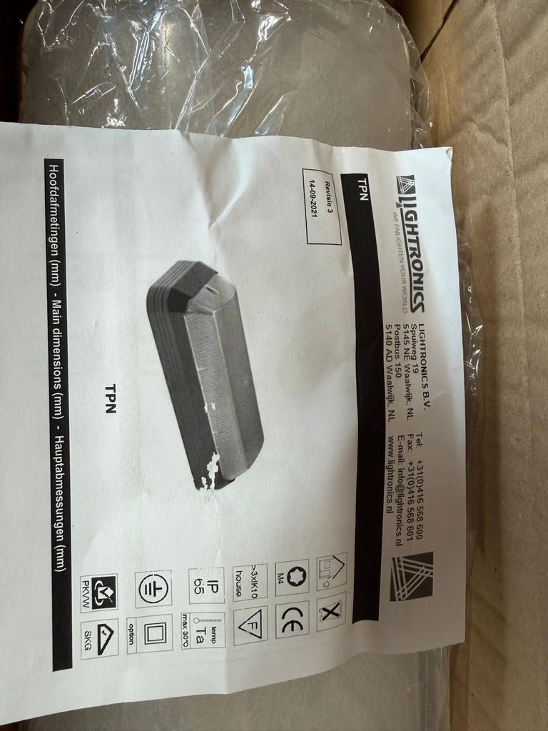 Lightronics TPN - Lamp x 3, Ophalen of Verzenden, Nieuw, Overige typen