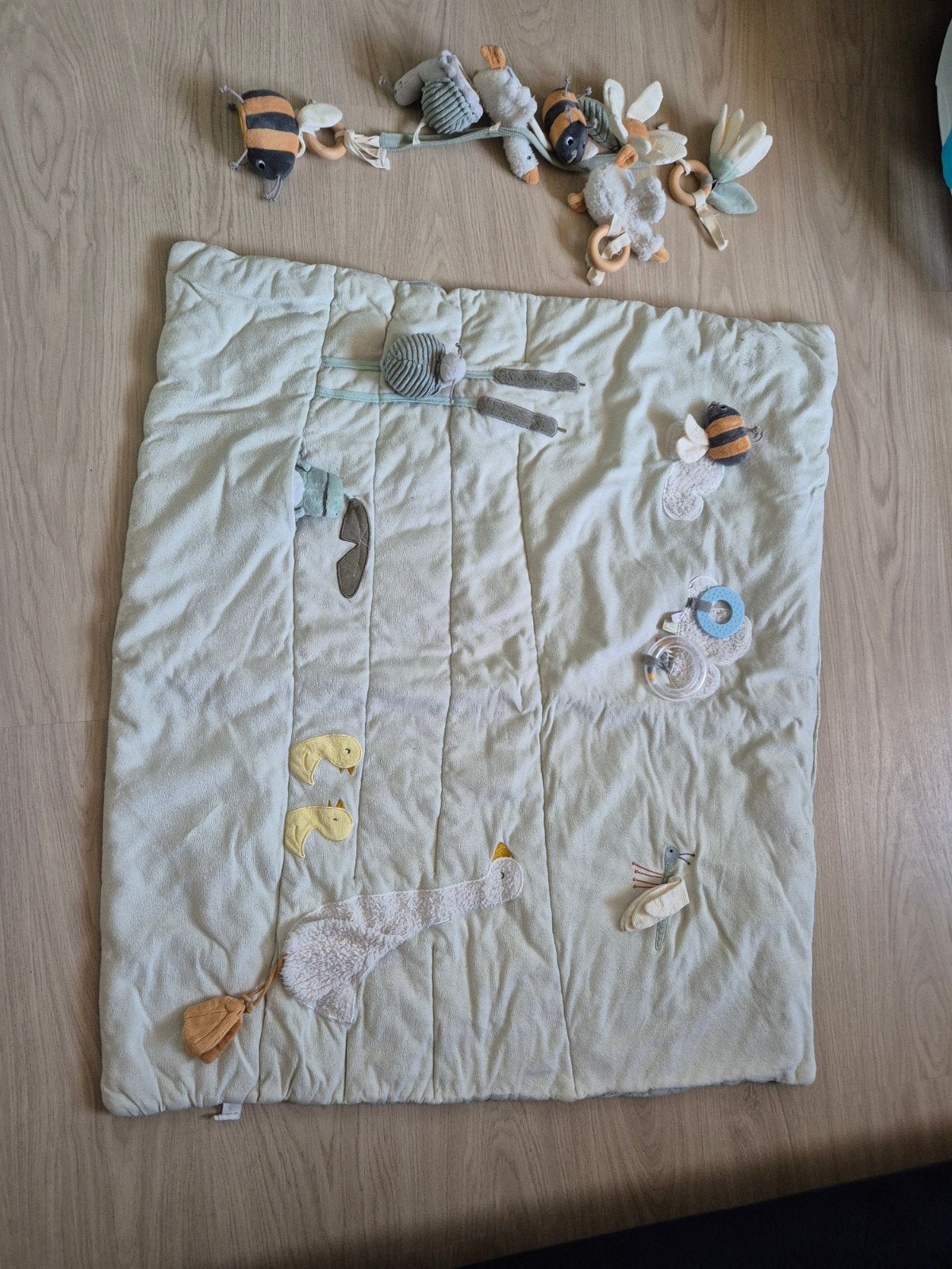 Speelkleed met babygym en speeltjes, Ophalen, Gebruikt, Speelkleed