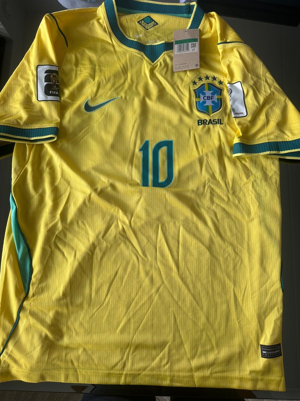 Neymar Jr originele WK 2026 tenue., Ophalen of Verzenden, Nieuw, Shirt