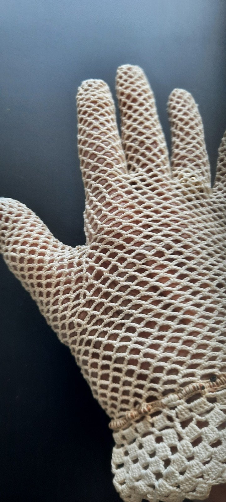 vintage handschoentjes, Kleding | Dames, Verzenden, Zo goed als nieuw, Maat 36 (S), Handschoenen