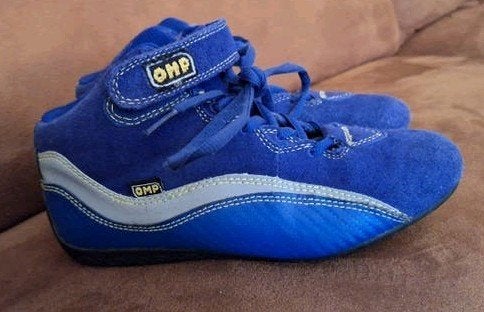 OMP raceschoenen maat 36 - Blauw, Ophalen of Verzenden, Gebruikt