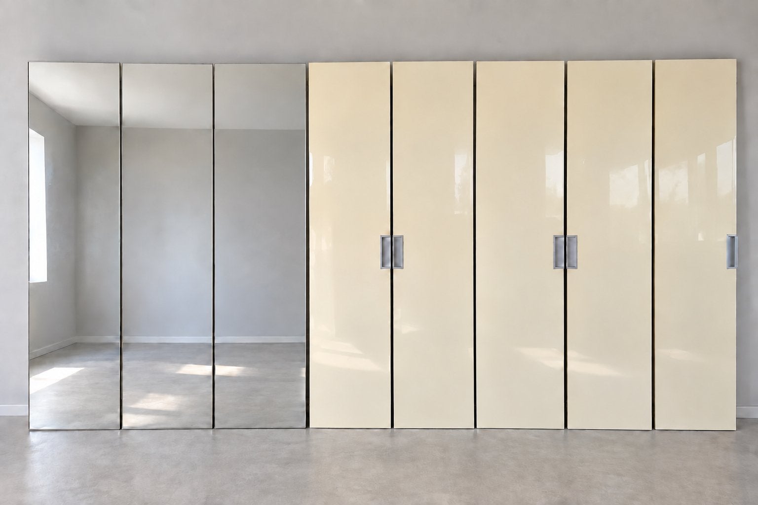 8 IKEA PAX deuren 50x229 – FARDAL hoogglans + spiegel, Ophalen, Gebruikt, 200 cm of meer, 50 tot 100 cm