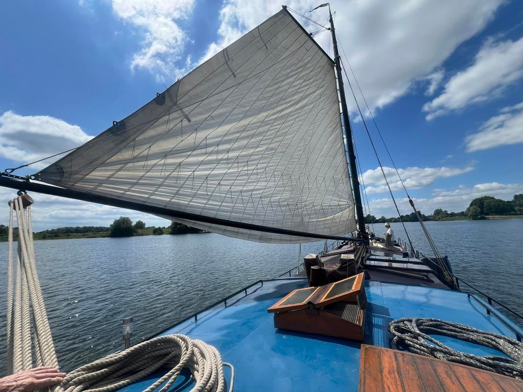 Complete tuigage historisch zeilschip aak, Verzamelen, Scheepvaart, Gebruikt, Ophalen