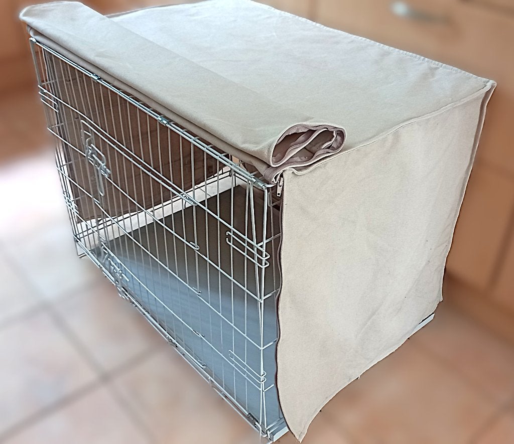District 70 hoes voor hondenbench maat M- Zand - 79x56x59 cm, Ophalen of Verzenden