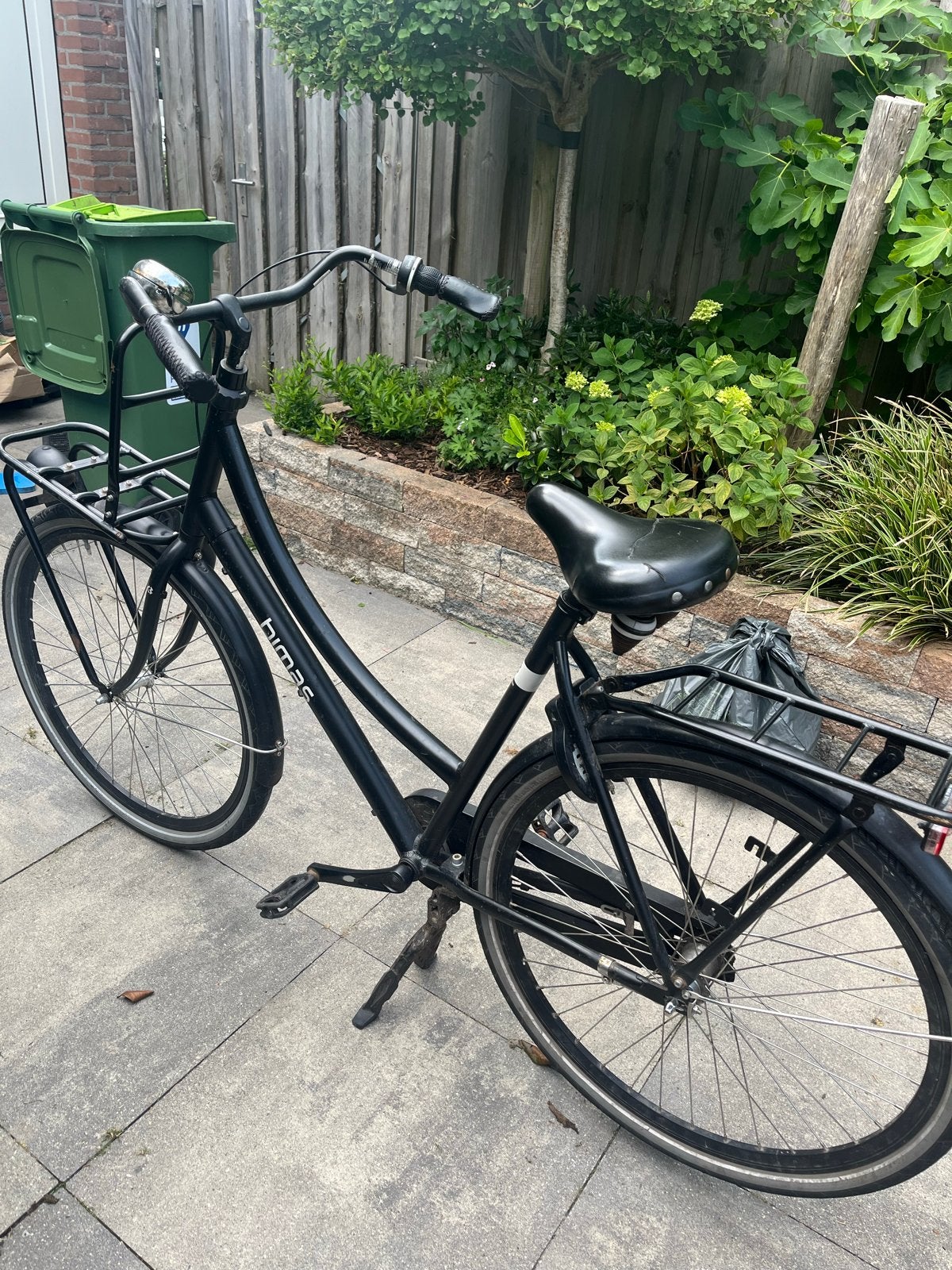 Oudere fiets met mankementen, Trommelrem, Ophalen, Overige merken, 53 tot 56 cm