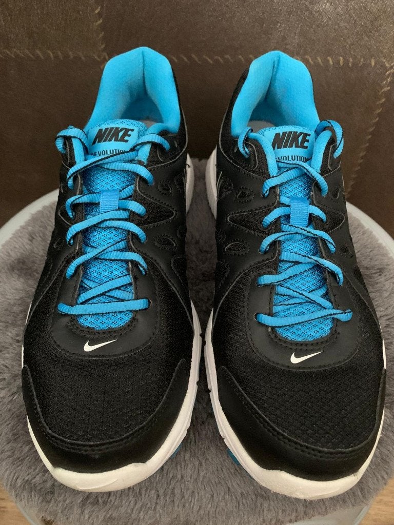 Nike Revolution 2 MSL maat 43 – zwart/blauw, Kleding | Heren, Blauw, Sportschoenen, Nike, Ophalen of Verzenden