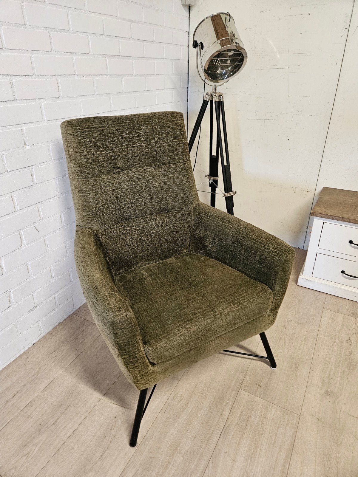 SEVN Dea Fauteuil | GRATIS LEVERING, Huis en Inrichting, Ophalen of Verzenden, Zo goed als nieuw, 75 tot 100 cm, Stof