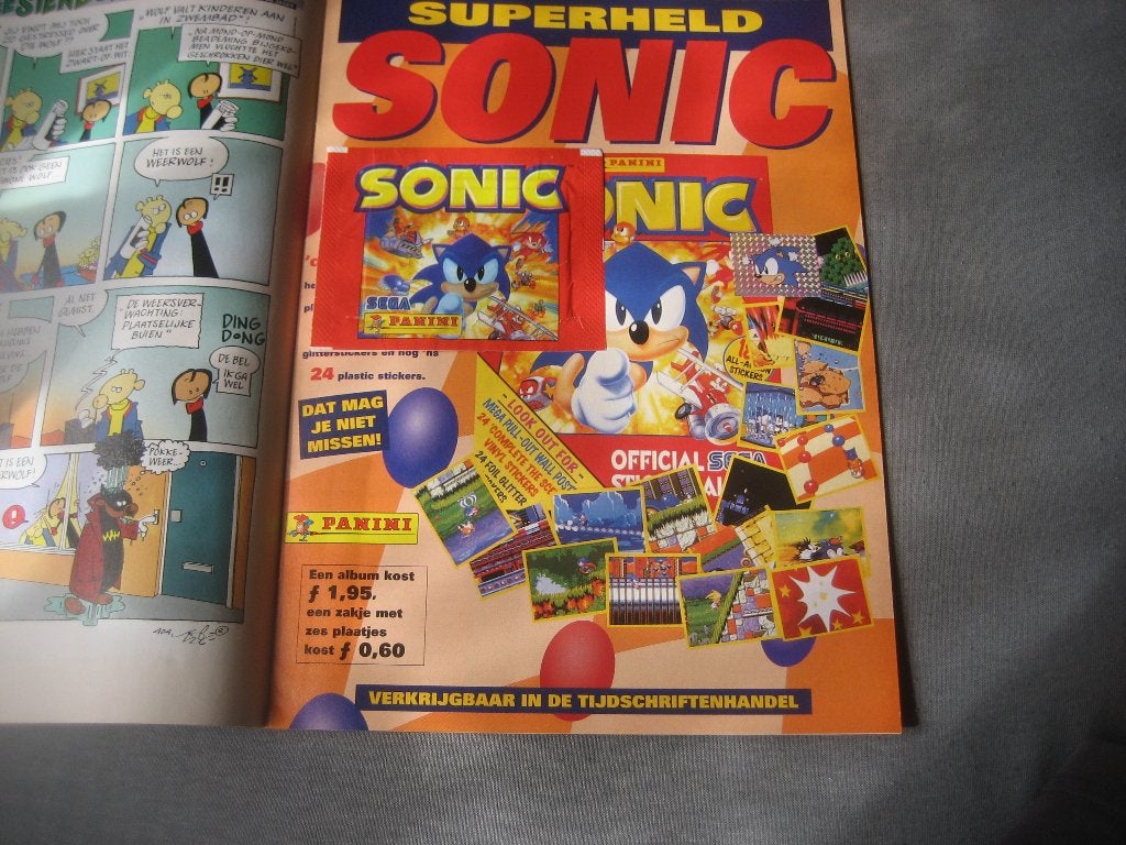 sonic dicht zakje plaatjes, Hobby en Vrije tijd, Ophalen of Verzenden, Gebruikt, Meerdere plaatjes