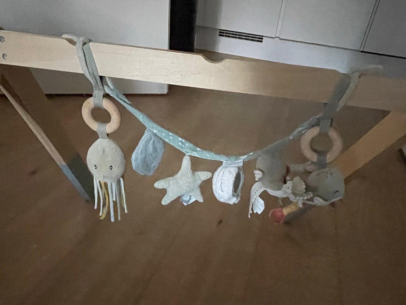 Houten babygym met Little Dutch speelhangers, Ophalen, Gebruikt, Babygym