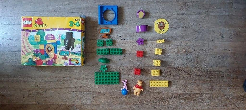 Duplo 2984 Winnie de Pooh en Tijgetje gaan op honingjacht, Gebruikt, Overige thema's, Compleet, Ophalen of Verzenden