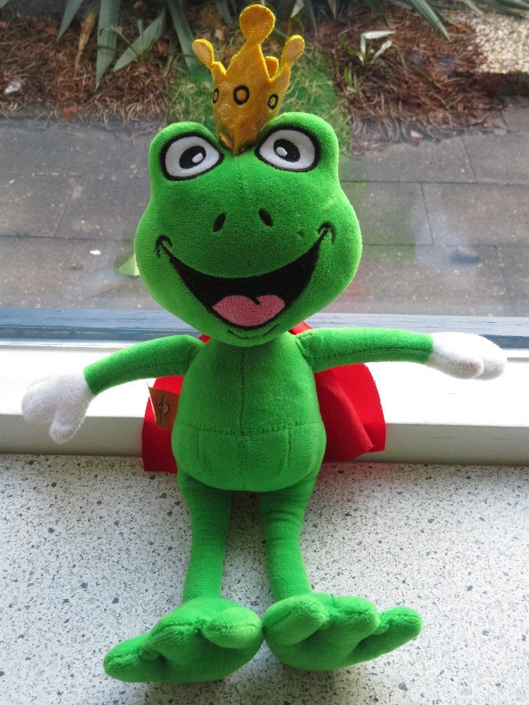 Joepie de Kikker mascotte knuffel van Vakantiepark Capfun, Kinderen en Baby's, Speelgoed | Knuffels en Pluche, Kikker, Groen, Ophalen of Verzenden