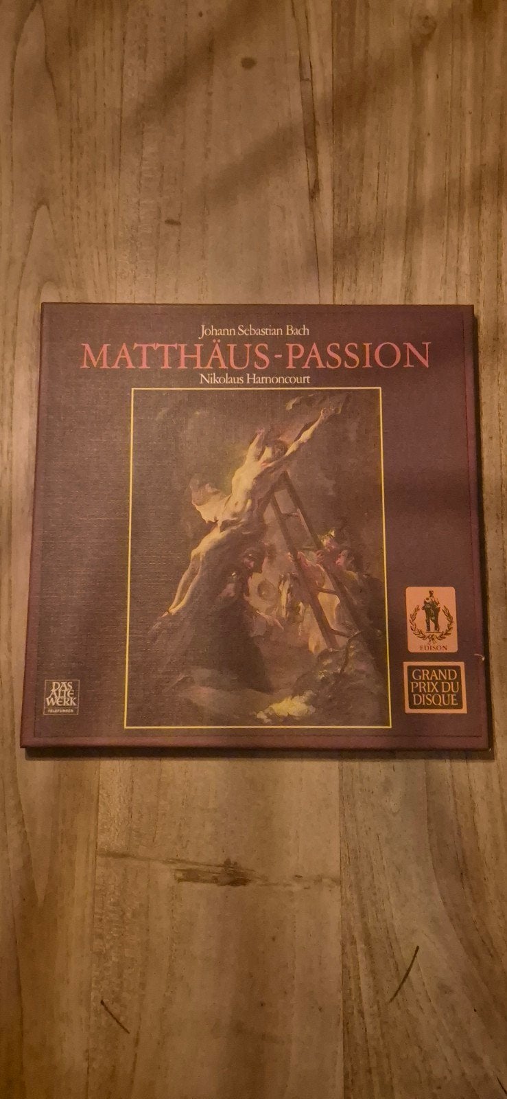 J.S. Bach - Matthäus-Passion - Nikolaus Harnoncourt LP, Boxset, Ophalen of Verzenden, Zo goed als nieuw, Inclusief boekje
