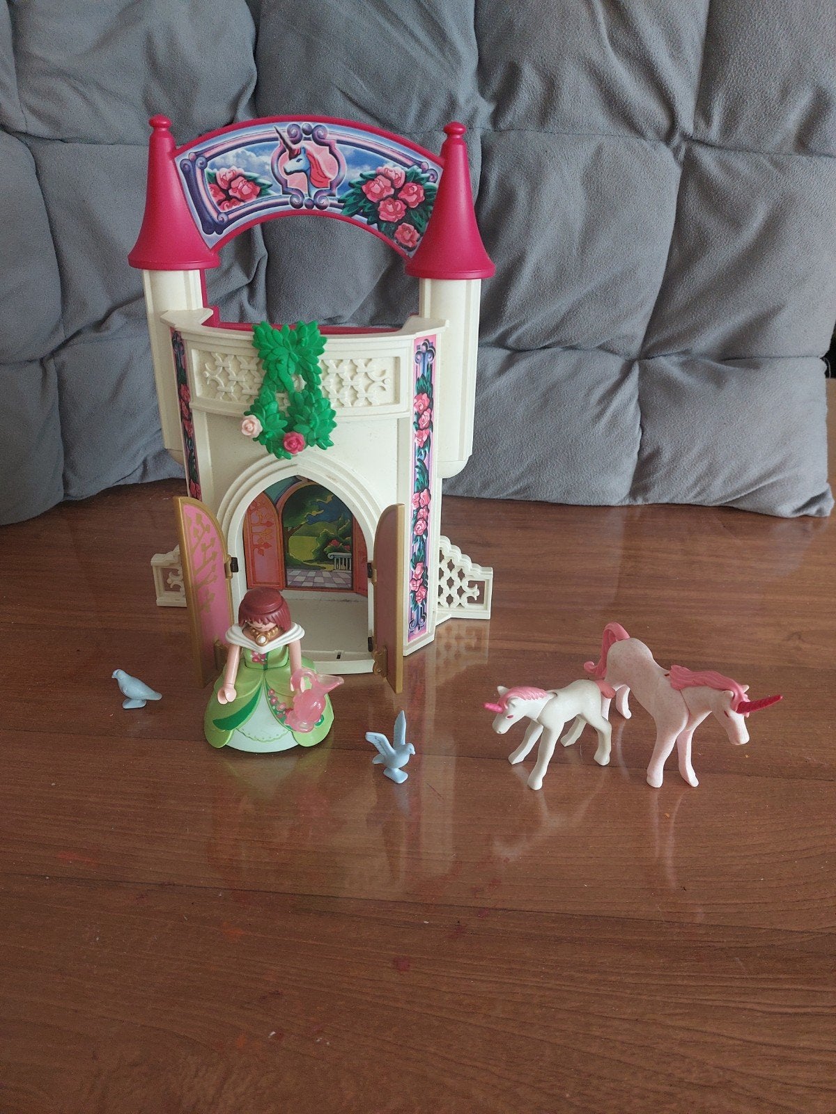 Playmobil 4777 Eenhoorn Kasteel met Prinses en Eenhoorns, Gebruikt, Gebouw, Complete set, Fantasy