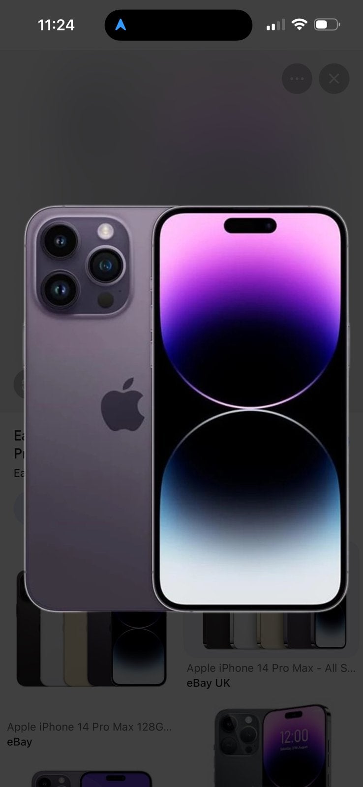 Iphone 14 pro max 512gb deep purple, 512 GB, Paars, Ophalen of Verzenden, Zo goed als nieuw