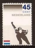 Nederland NVPH nr 1261 postfris KNSB Schaatsen 1982, Ophalen of Verzenden, Na 1940, Postfris