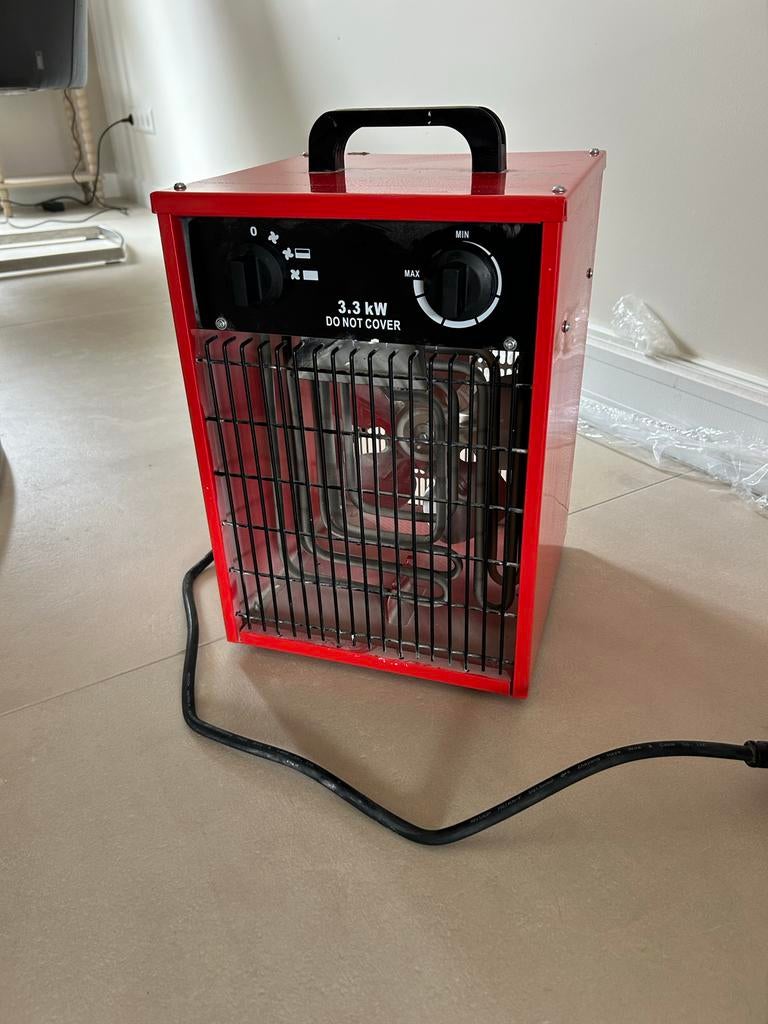 Elektrische kachel 3.3 kW - Zo goed als nieuw, Ophalen, 30 tot 80 cm, Kachel, Minder dan 60 cm