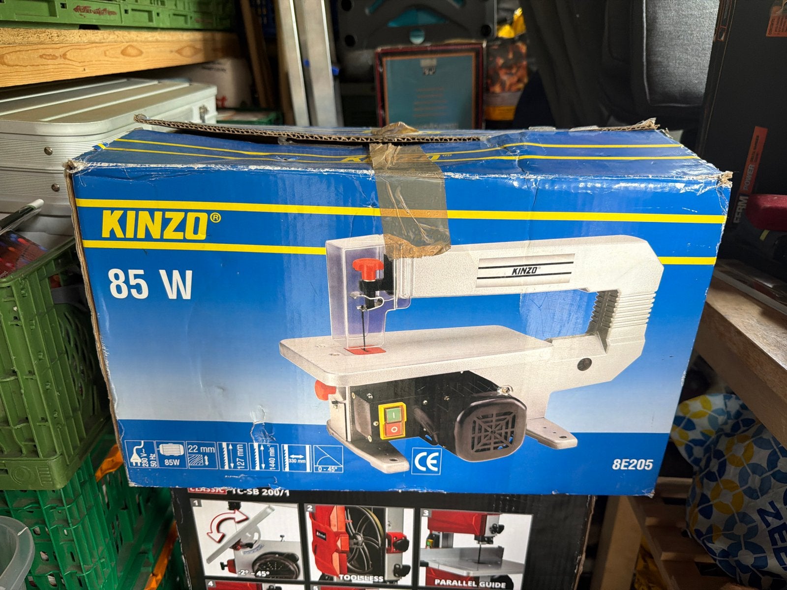 Kinzo Figuurzaag 85W - Nieuw in doos, Ophalen, Minder dan 30 mm, Nieuw, Figuurzaag