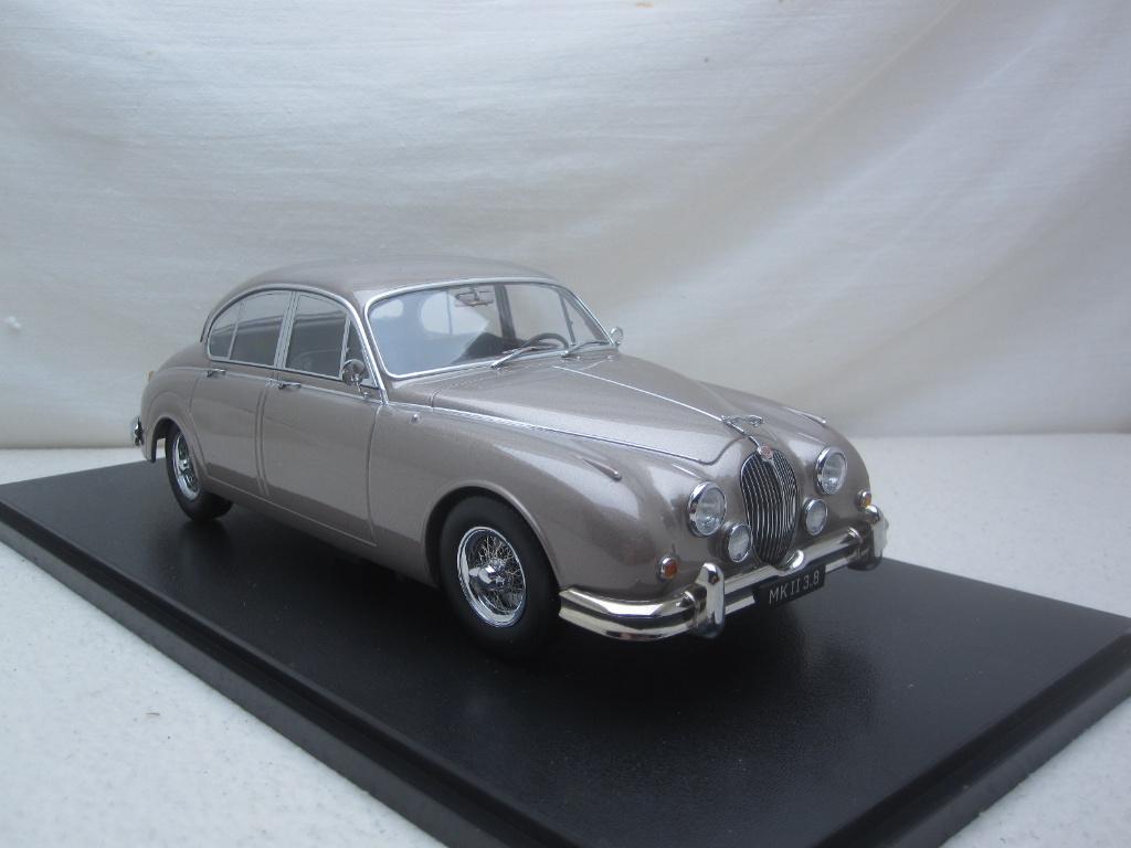 Jaguar Mk II 3.8  1959 Beige metallic  1:18 KK-scale, Ophalen of Verzenden, Nieuw, Auto, Overige merken