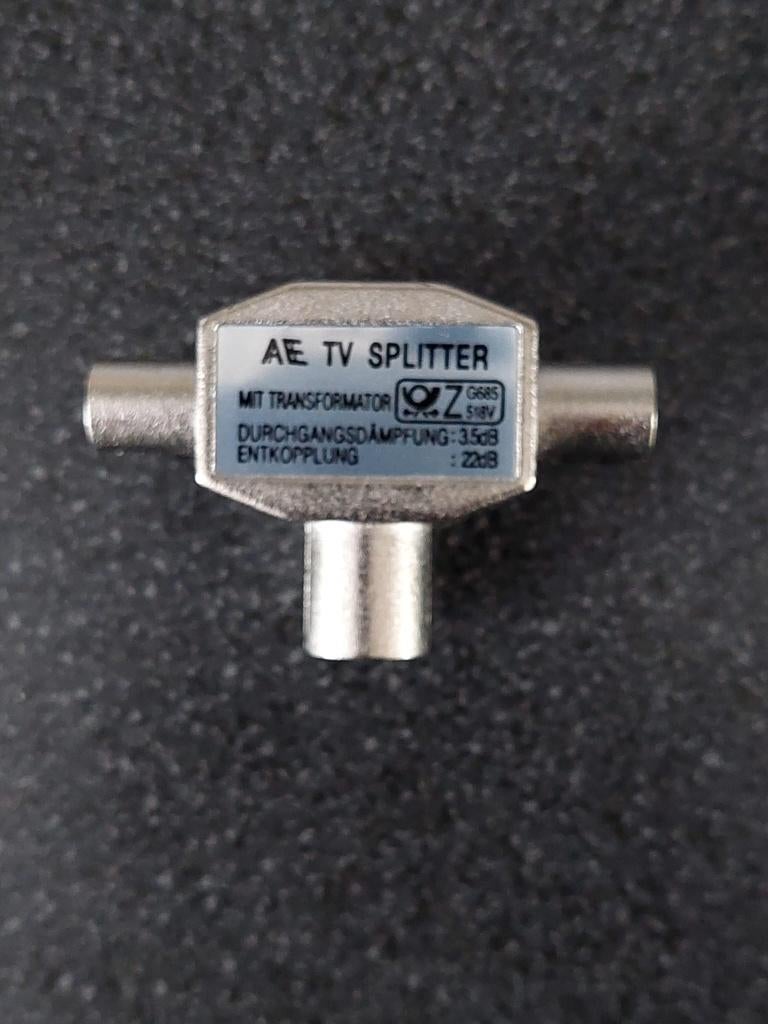 Coax splitter, Ophalen of Verzenden, Nieuw, Minder dan 2 meter, Overige kabels