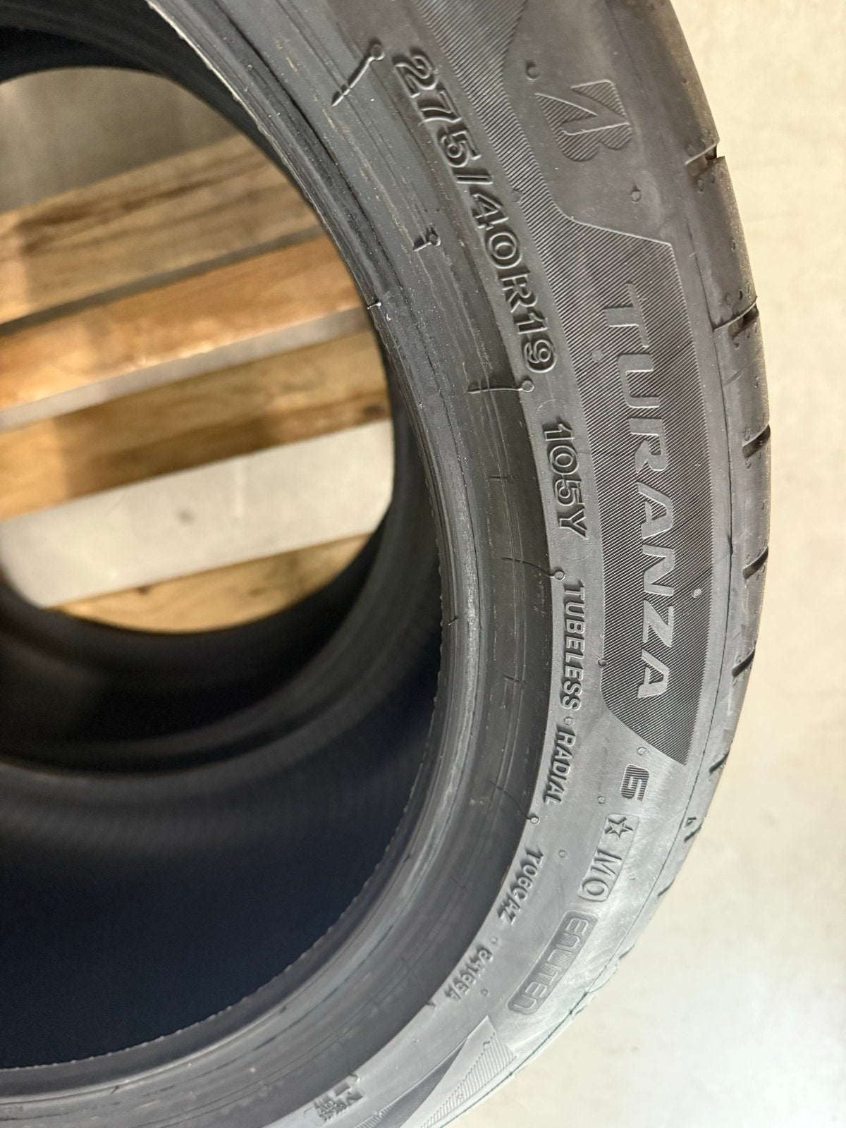 4 Bridgestone Turanza 6 banden 19 inch – zo goed als nieuw, Band(en), Personenwagen, Zomerbanden, Ophalen