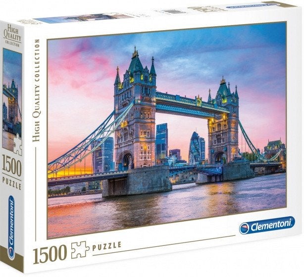 Clementoni: Tower Bridge 1500 stukjes, Ophalen of Verzenden, 500 t/m 1500 stukjes, Nieuw, Legpuzzel