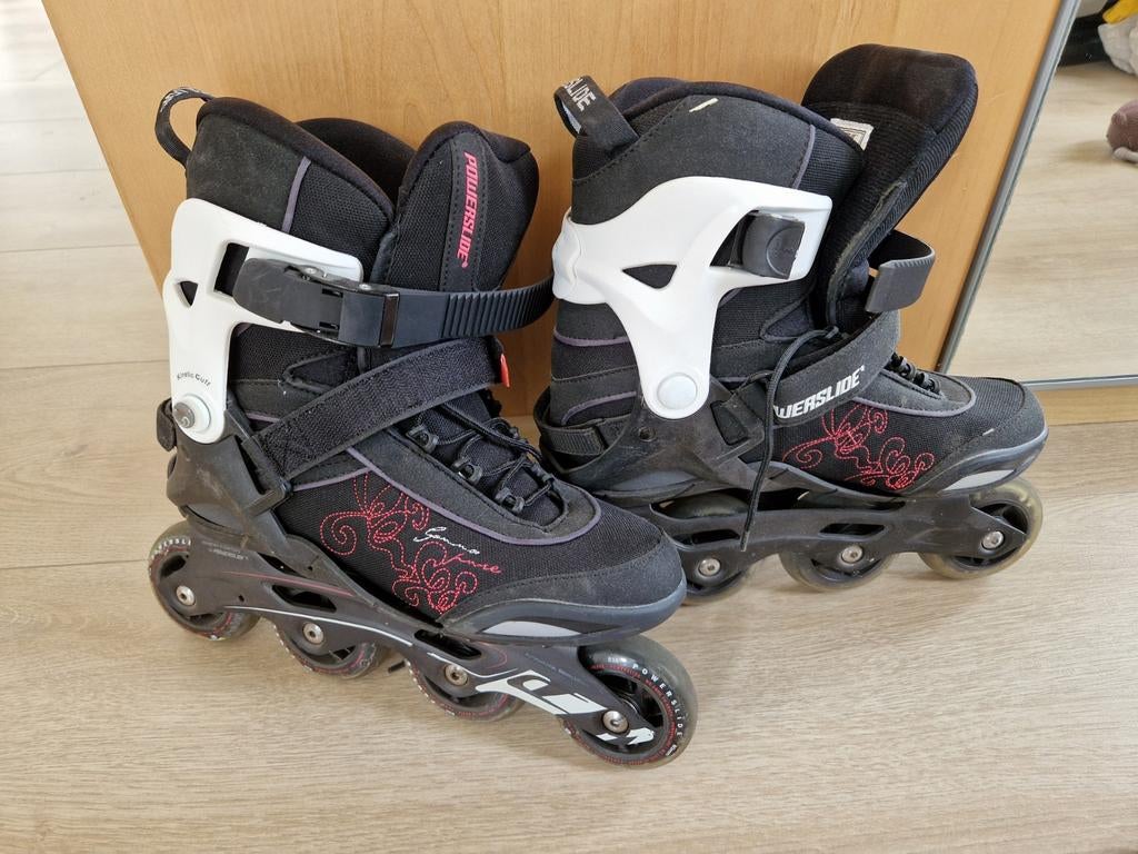 Powerslide inline skates - Zwart/rood - Maat 42, Sport en Fitness, Schaatsen, Ophalen, Gebruikt, Overige typen, Overige merken