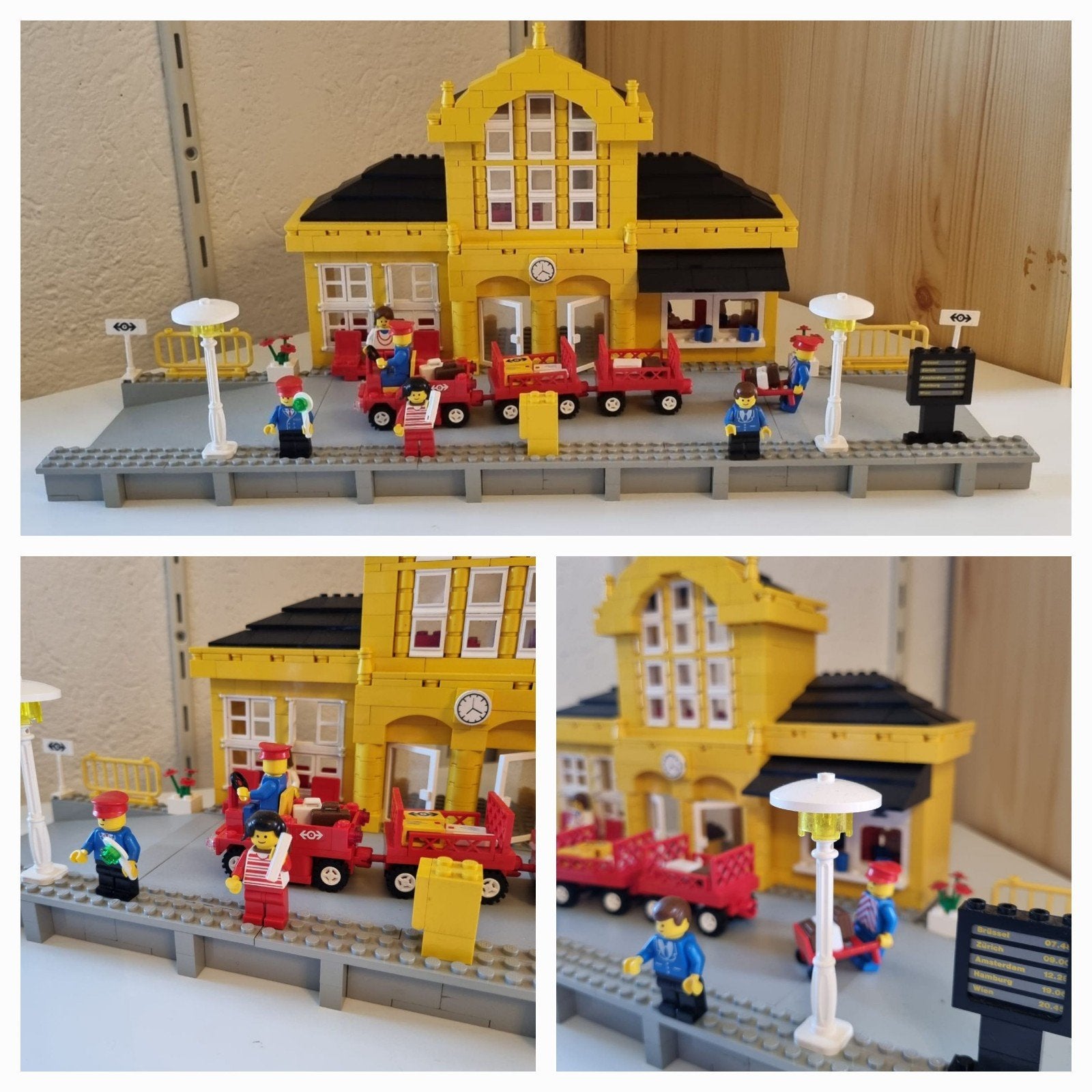 vintage  lego station 4554, Ophalen of Verzenden, Gebruikt