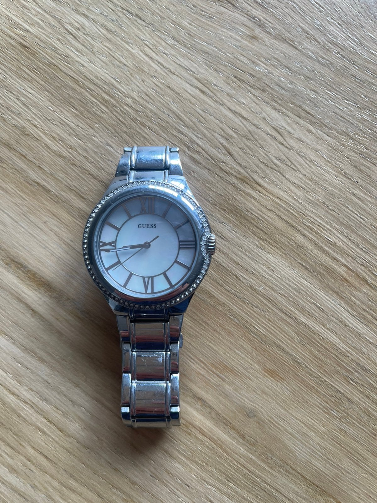 Horloge guess, Ophalen of Verzenden, Zo goed als nieuw, Staal, Guess