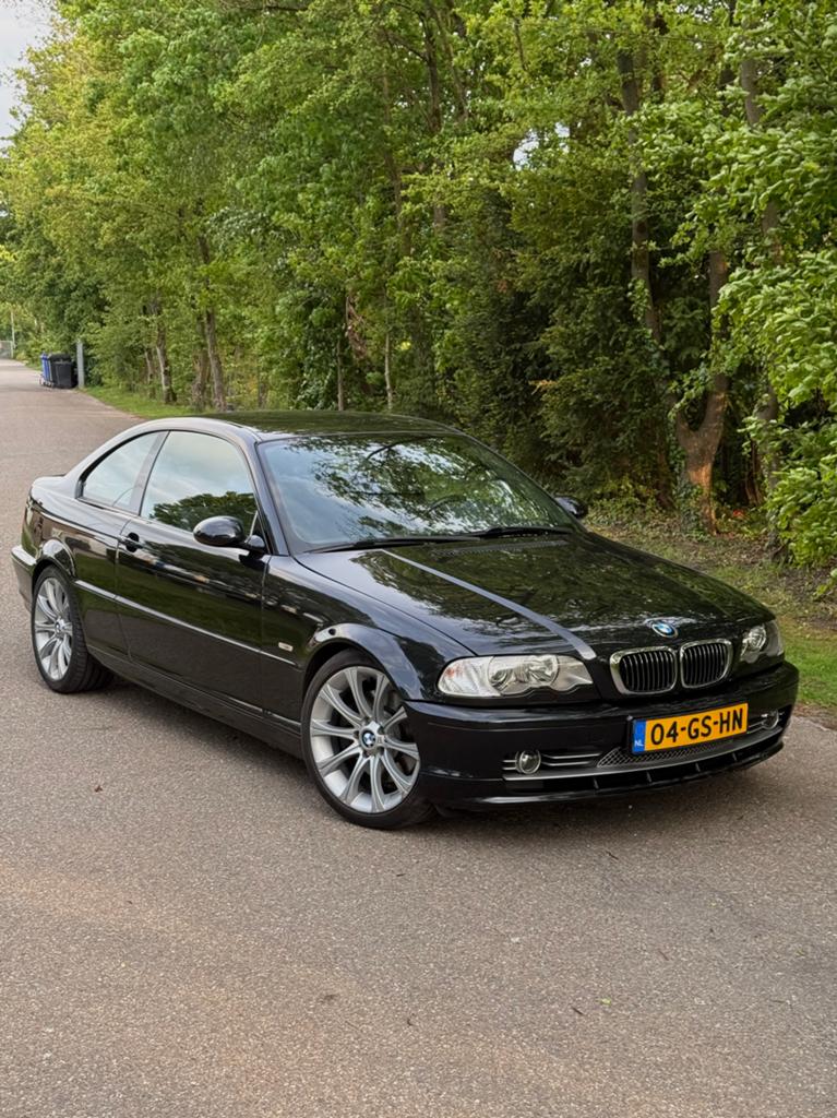 BMW 3-Serie (NAP) 3.0 CI 330 Coupe AUT 2001 Zwart, Auto's, BMW, Automaat, 1440 kg, Zwart, Leder en Stof