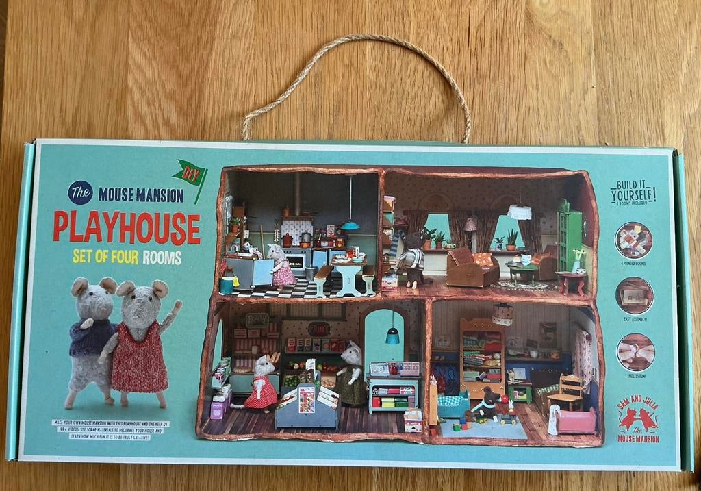 Muizenhuis, set van vier kamers, Ophalen, Zo goed als nieuw