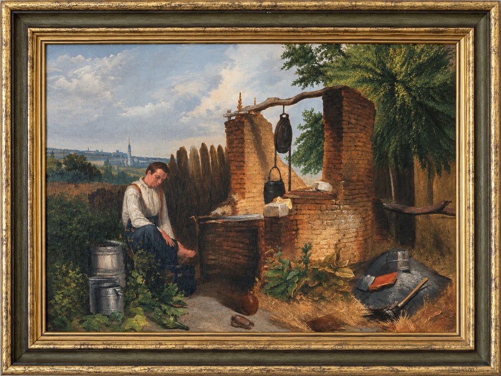 William Mc Taggert, Doek, Portret of Personen, Ophalen of Verzenden, Olieverf