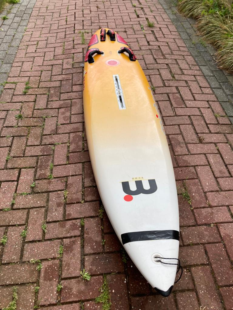 Mistral surfplank oranje 295 cm, Ophalen, Gebruikt, Verstelbaar, Plank